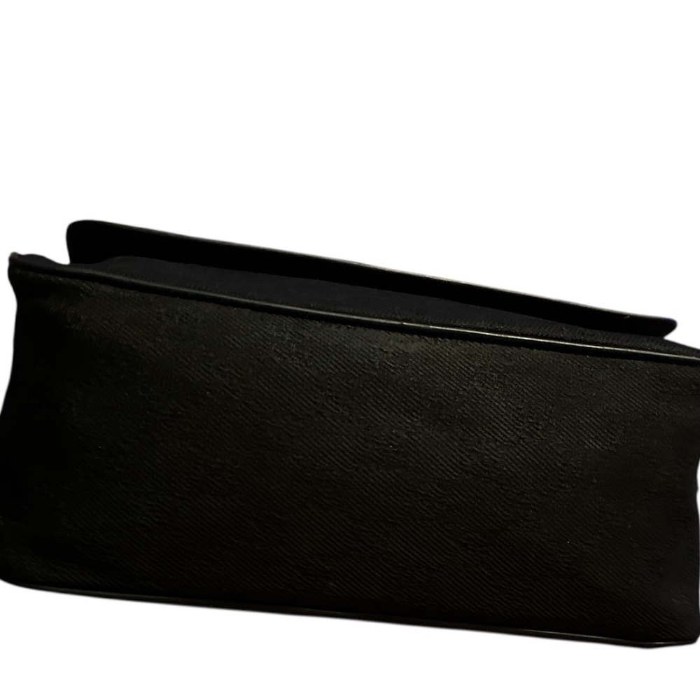 GUCCI GG Black Canvas Shoulder Bag or Crossbody Bag Black Canvas T00R - Picture 9 of 14